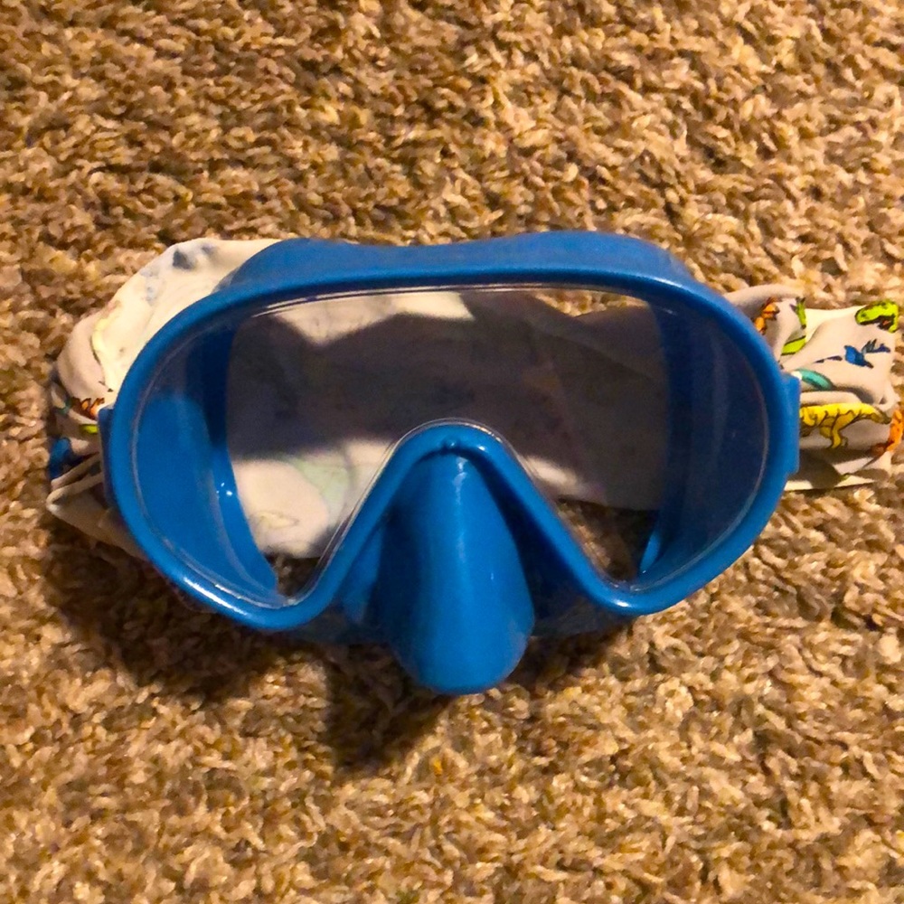Splash swim goggles dinosaur print